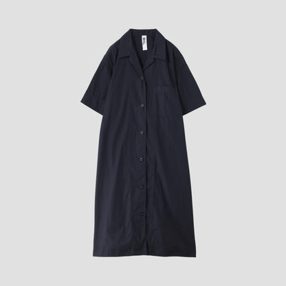 COMPACT COTTON POPLIN DRESS (ｵﾝﾗｲﾝｼｮｯﾌﾟ限定)
