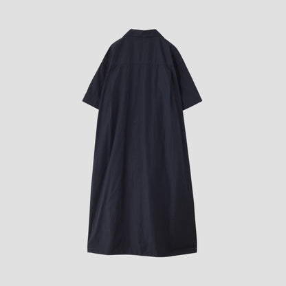 COMPACT COTTON POPLIN DRESS (ｵﾝﾗｲﾝｼｮｯﾌﾟ限定)