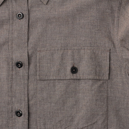 TOP DYED COTTON POPLIN SHIRT