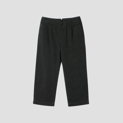 WORN COTTON TWILL TROUSERS