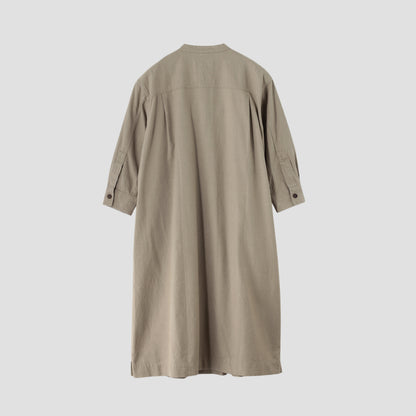 WORN COTTON WOOL TWILL DRESS