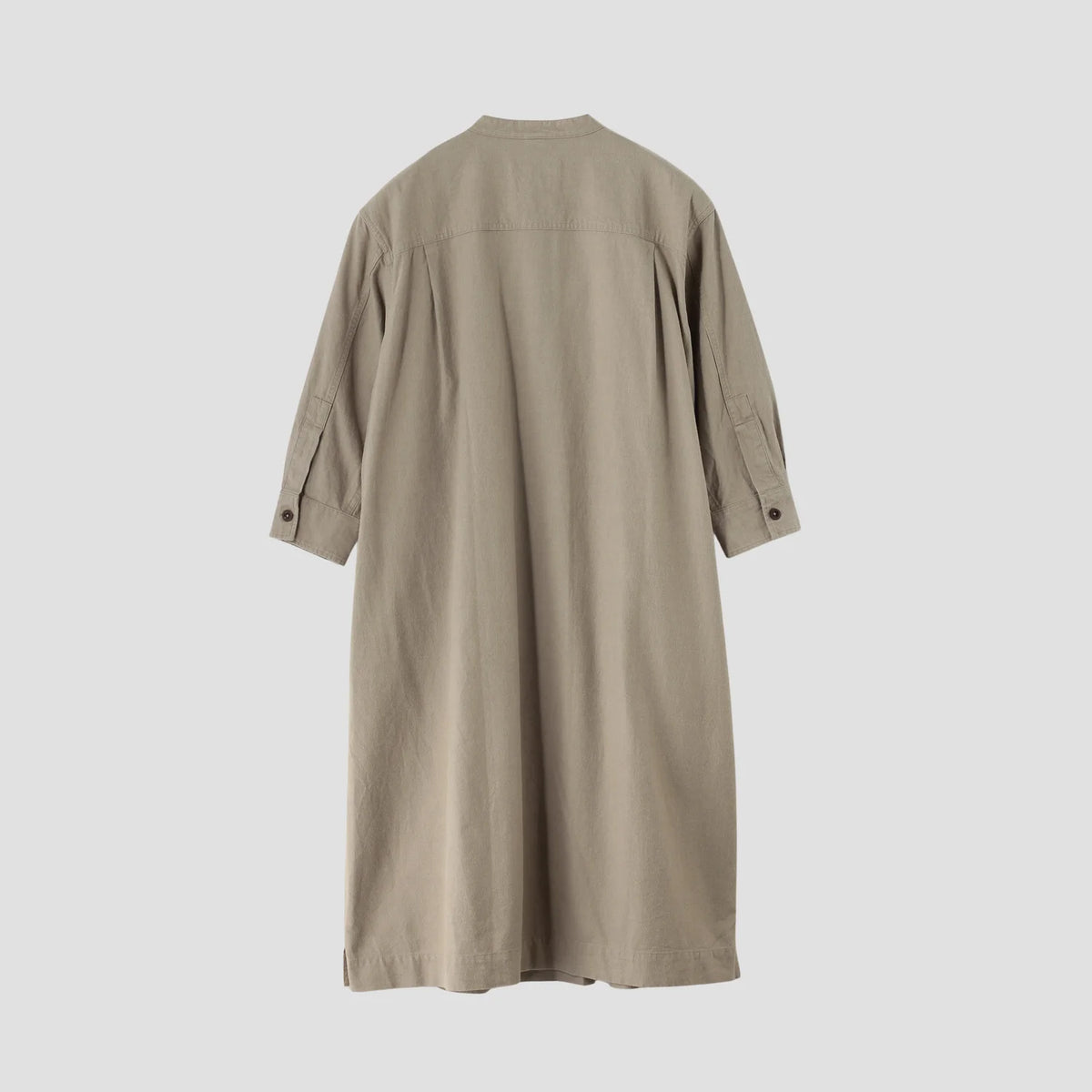 WORN COTTON WOOL TWILL DRESS