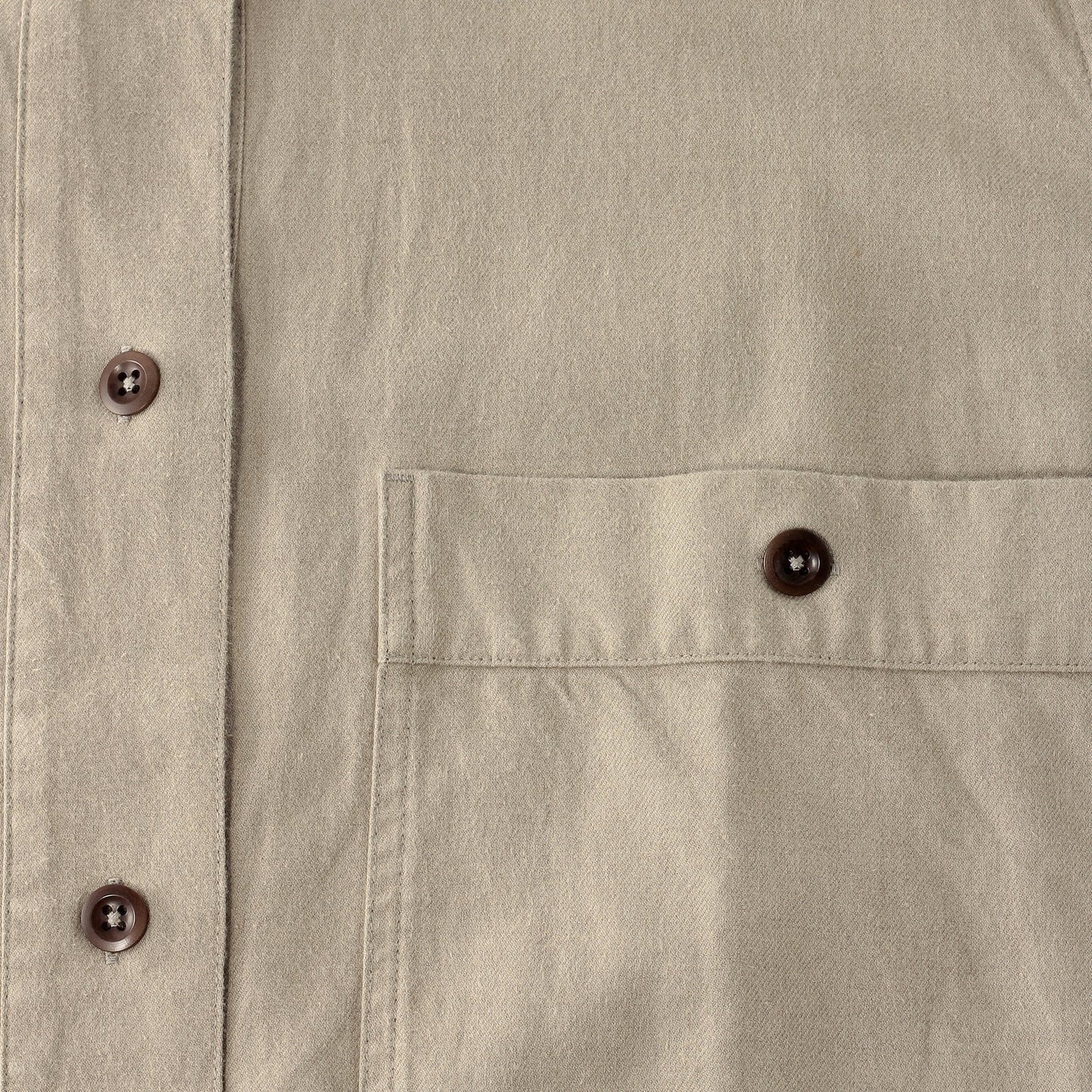 WORN COTTON WOOL TWILL DRESS