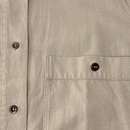WORN COTTON WOOL TWILL DRESS