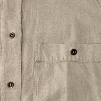 WORN COTTON WOOL TWILL DRESS