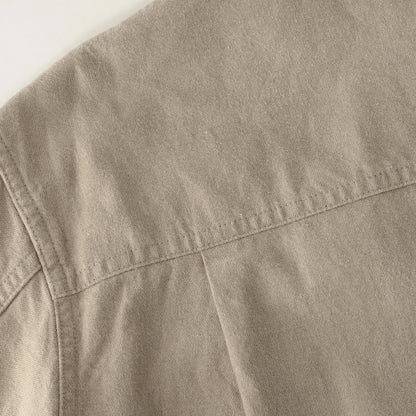 WORN COTTON WOOL TWILL DRESS