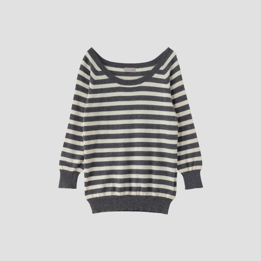 CASHMERE COTTON MATELOT KNIT