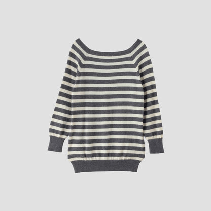 CASHMERE COTTON MATELOT KNIT