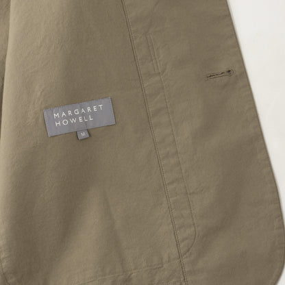 MATT COTTON SILK POPLIN JACKET