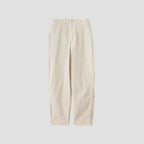 UNEVEN COTTON CANVAS TROUSERS