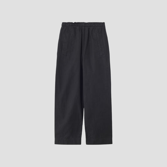 ORGANIC COTTON GABARDINE TROUSERS