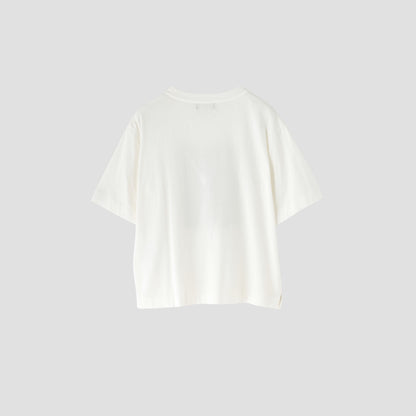 COLLAGE PRINT COTTON  JERSEY TOP