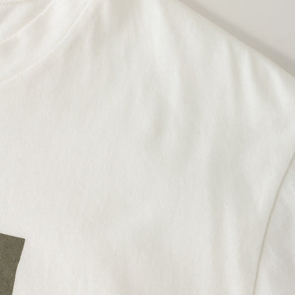 COLLAGE PRINT COTTON  JERSEY TOP
