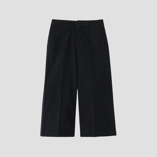 BRUSHED COTTON WOOL TROUSERS