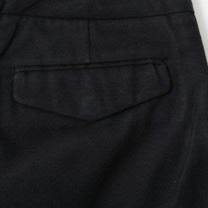 BRUSHED COTTON WOOL TROUSERS