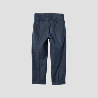 HIGHDENCE SOFT COTTON TWILL TROUSERS
