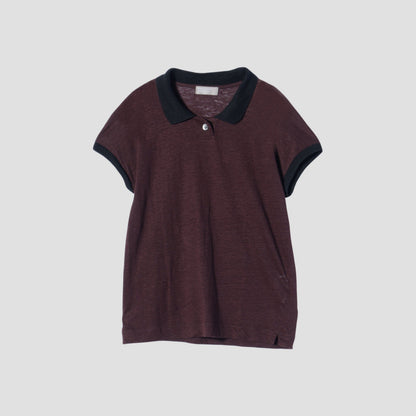 LINEN JERSEY POLO