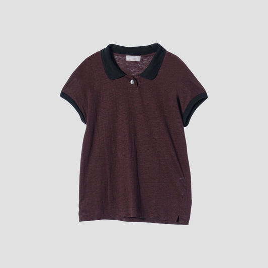 LINEN JERSEY POLO