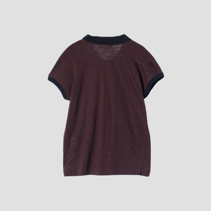LINEN JERSEY POLO