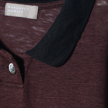 LINEN JERSEY POLO