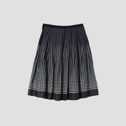 HALF MOON COTTON SKIRT