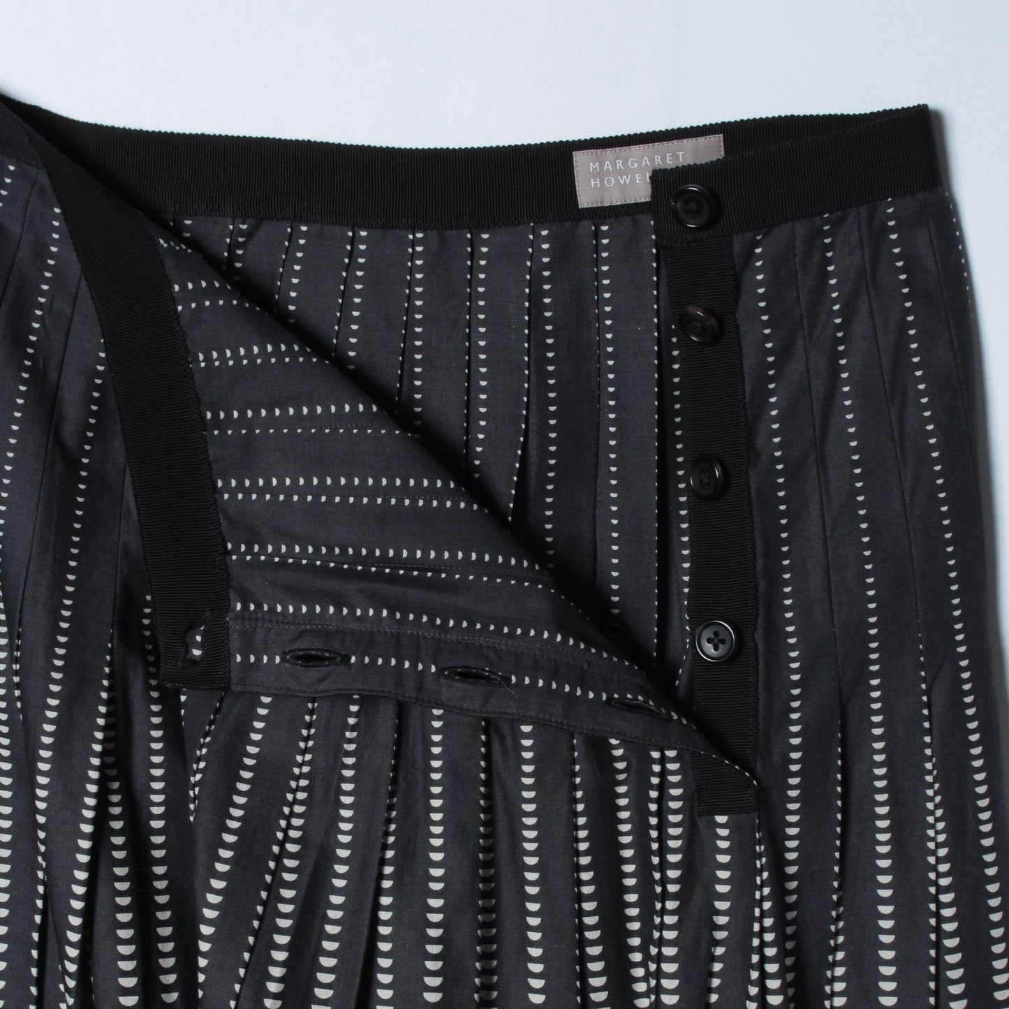 HALF MOON COTTON SKIRT