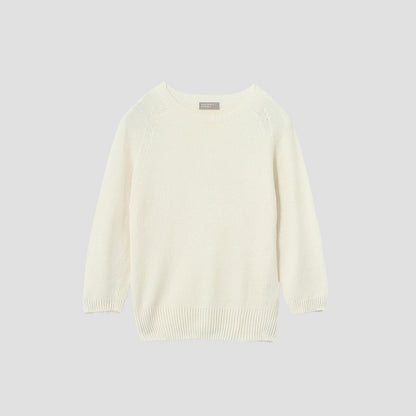 LINEN COTTON JUMPER KNIT