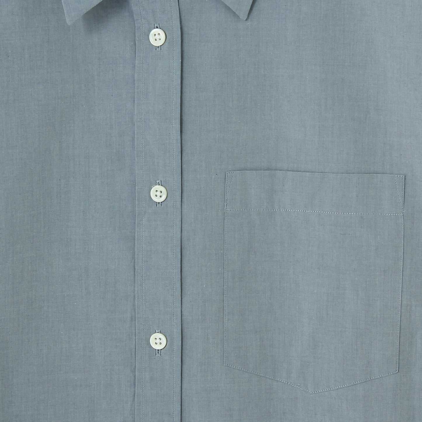 FINE COTTON CHAMBRAY SHIRT