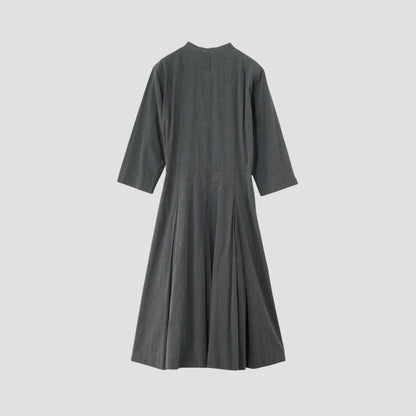 FINE COTTON CHAMBRAY DRESS