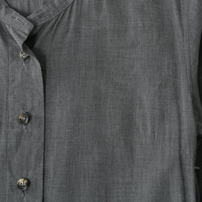 FINE COTTON CHAMBRAY DRESS