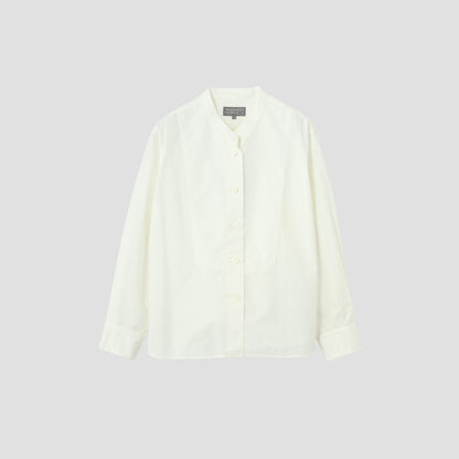 COTTON WOOL POPLIN SHIRT