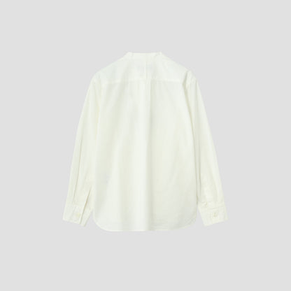 COTTON WOOL POPLIN SHIRT