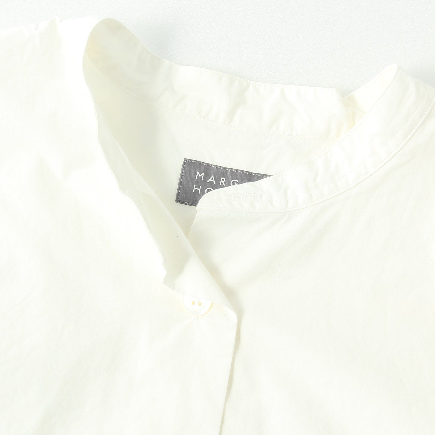 COTTON WOOL POPLIN SHIRT