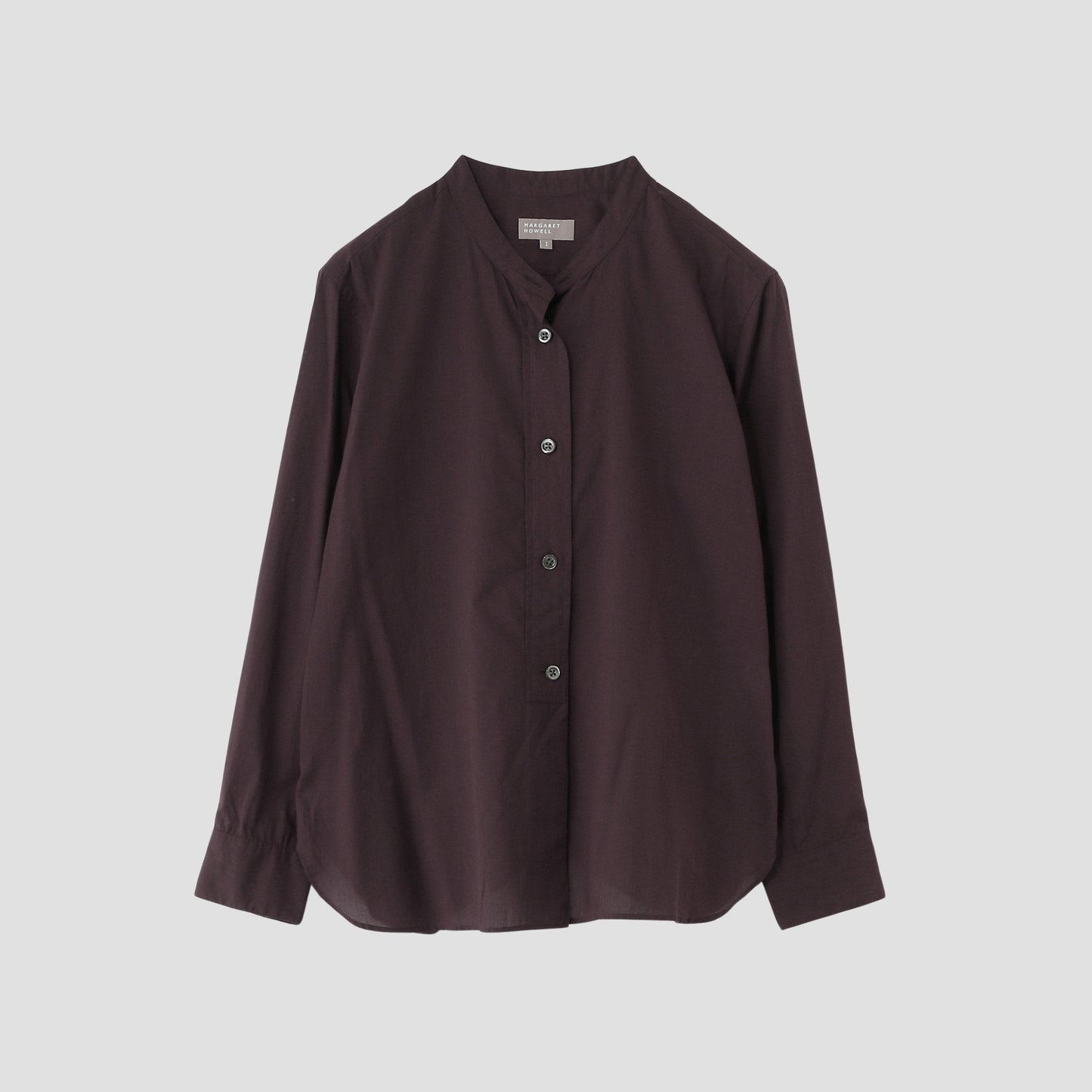 PIECE DYED WASHED COTTON SHIRT
