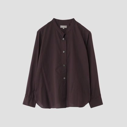 PIECE DYED WASHED COTTON SHIRT