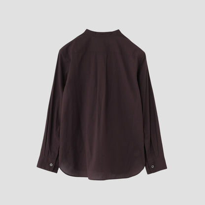 PIECE DYED WASHED COTTON SHIRT
