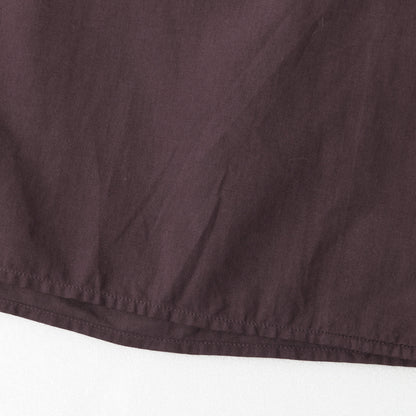 PIECE DYED WASHED COTTON SHIRT