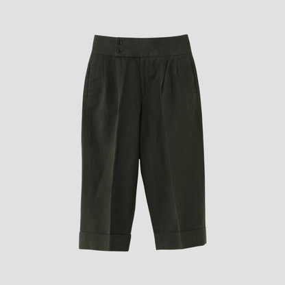 BRUSHED COTTON LINEN TROUSERS