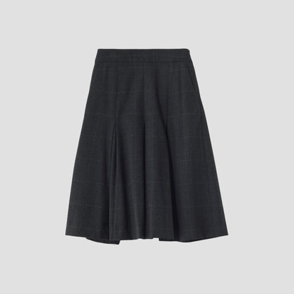 FINE WOOL FLANNEL SKIRT