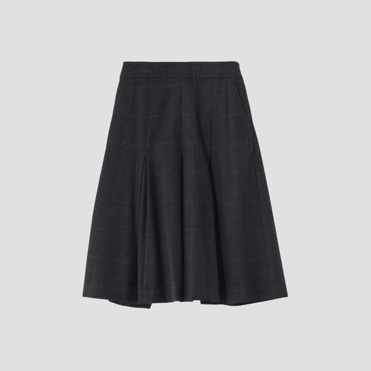 FINE WOOL FLANNEL SKIRT