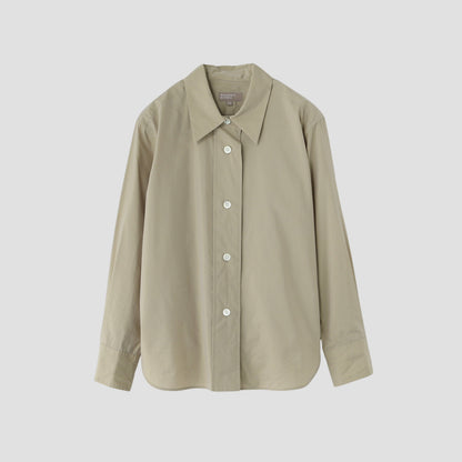 WASHED COTTON SILK SHIRT