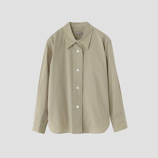 WASHED COTTON SILK SHIRT