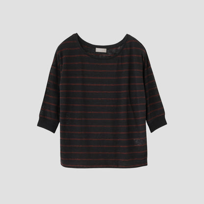 LINEN STRIPE JERSEY