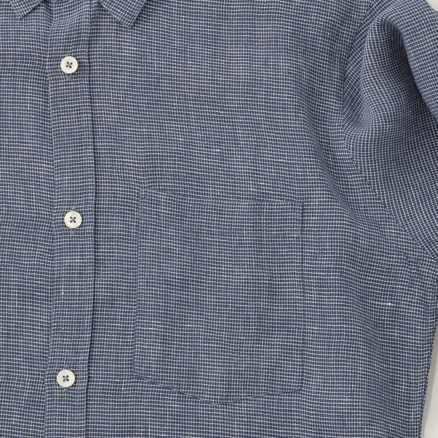 GRAPH CHECK LINEN SHIRT