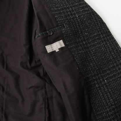 LARGE PRINCE OF WALES WOOL COATING