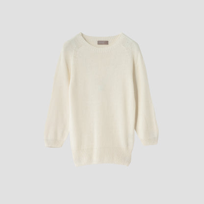 LONG SLEEVE CREW NECK KNIT