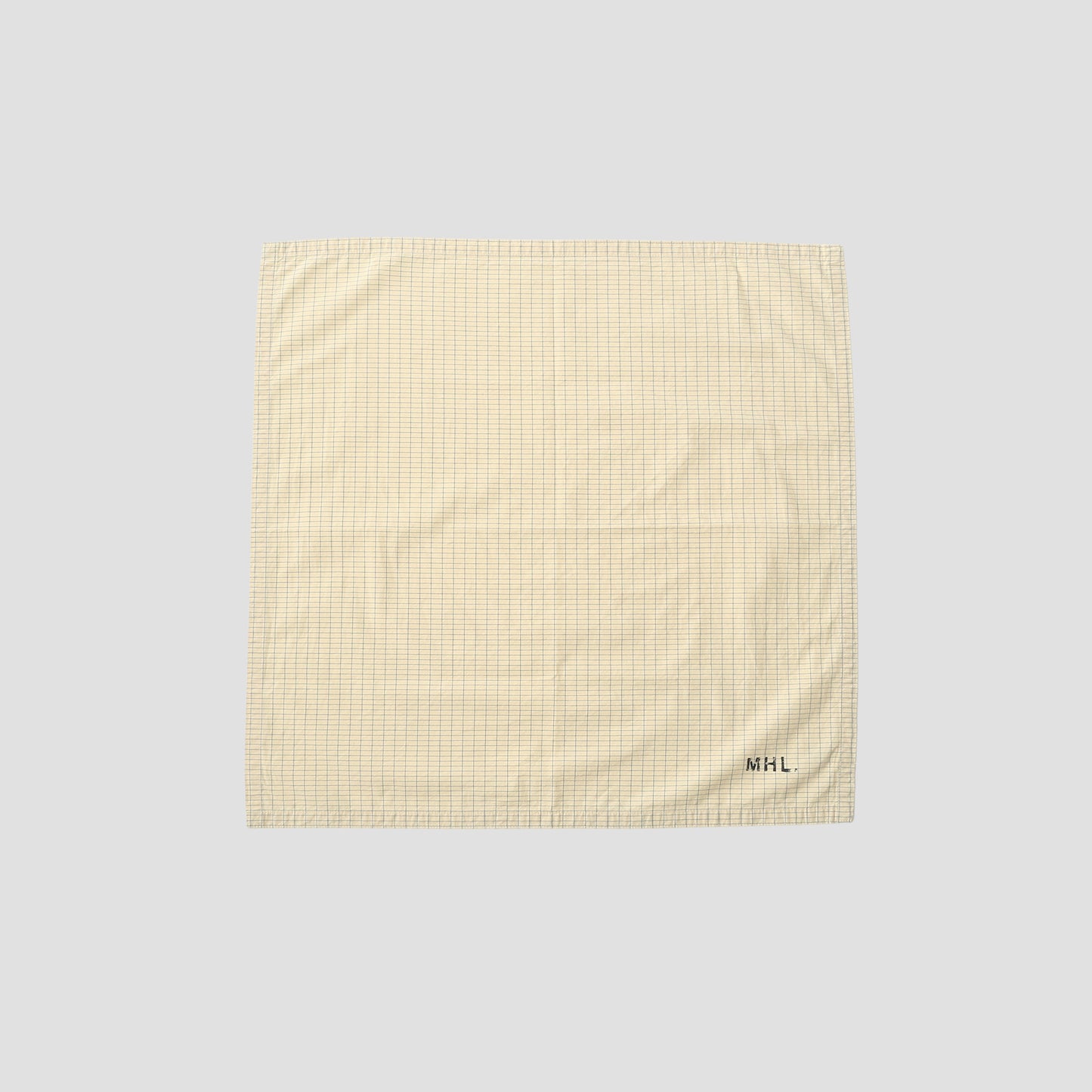 GRAPH CHECK COTTON SCARF