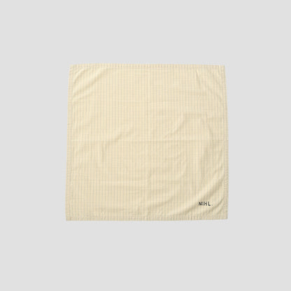 GRAPH CHECK COTTON SCARF