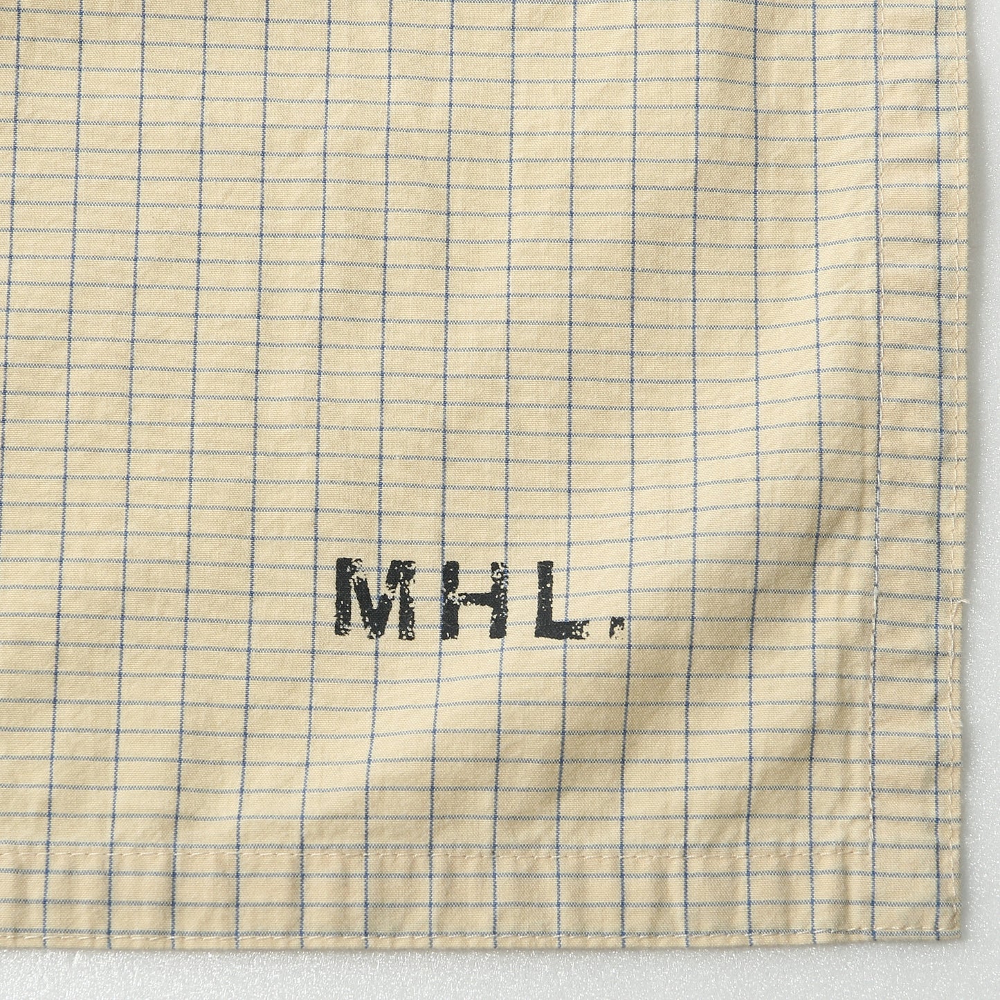 GRAPH CHECK COTTON SCARF