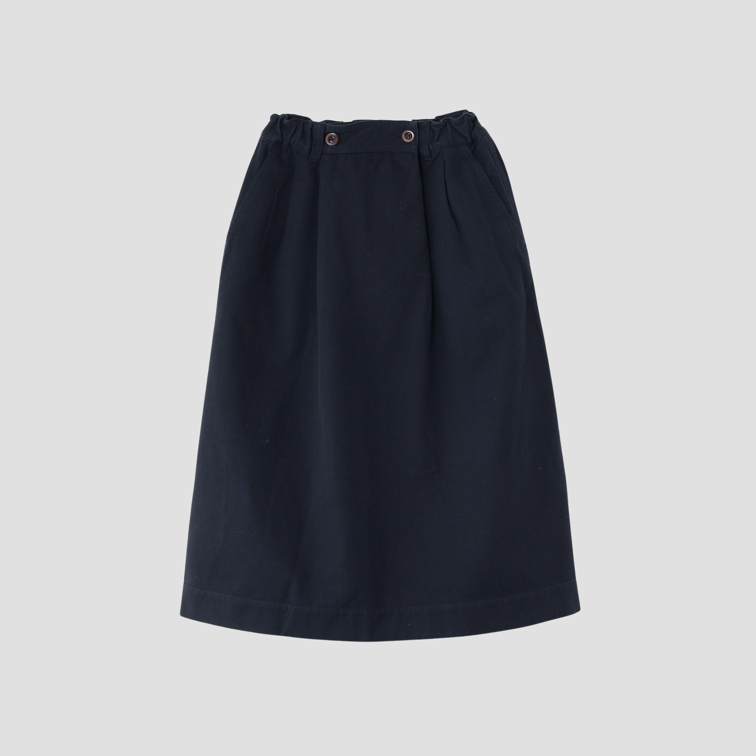 MARGARET HOWELL （マーガレットハウエル） | COTTON CHAMBRAY SKIRT